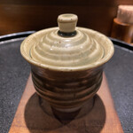 薪鳥新神戸 - あおさの茶碗蒸し
