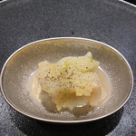 薪鳥新神戸 - 白菜の煮浸し