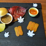 うなぎ亭 友栄 - 3点盛り