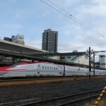 南部ビストロ うんめのす - 在来線ホームに　こまち