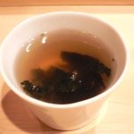 鮨処 つく田 - 海苔のお吸い物