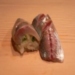 鮨処 つく田 - 〆鯵