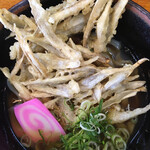 うどんの釜屋 - ごぼう天は２枚入りなものの 揚げおきです