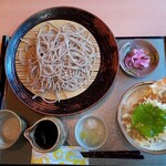 Suikyouan Shigezou - えび天丼とお蕎麦粗挽き大盛