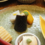 茄子とかぼちゃと小芋の煮浸し