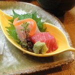 ぷりっぷりの鯛と鮪の赤身