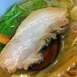 春の風 - チャーシュー　塩らーめん　2012年4月