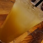 Italian table BENCIA - 食前の桃ジュース