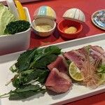 炭火焼鳥さかもり北新地 - 鴨たたき