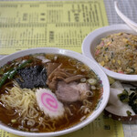 光華園 - ラーメン＋半チャーハンセット