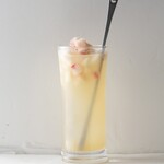 White peach & Chuhai (Shochu cocktail)
