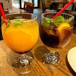 SALVATORE CUOMO & BAR 浅草 - ノンアルコールカクテルのアランチャ・チャーミーと、アナナスリブレ
