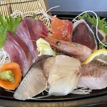 Hamanoban Yasakanaryouri Hamayuri - 刺身定食の舟盛り
