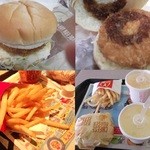 マクドナルド - 上の画像は、グラコロ。下の画像は、ハッピーセット。