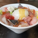Hamanoban Yasakanaryouri Hamayuri - 海鮮ユッケ丼