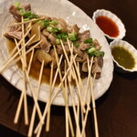 ペコ - 豚串盛り合わせ（９００円）２０２１年１１月