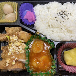 友心 - 【週替わり中華弁当】雑穀米でお願いしたんだけどなー