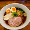 Soranoaotohimawaribatake - 地鶏醤油ラーメン　味付け玉子