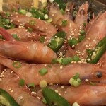 Sweet shrimp from Hokkaido (Korean soy sauce pickled)