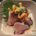 日本料理　百屋 - 鰤のタタキ