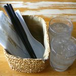 麺組 - 卓上のセッティング＠2012/11