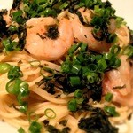 サフラ - 岩海苔と海老のパスタ