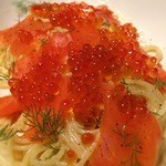 サフラ - スモークサーモンといくらのパスタ