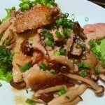 サフラ - 鶏ときのこのアーリオ・オーリオ