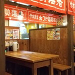 Takemoto Shouten Tsukemen Kaitakusha - 製麺室が見えた