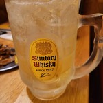 Izakaya Bu Suta - メガレモンサワー。サワーでメガって実は少ないのかも。