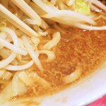ラーメン二郎 - スープ