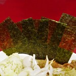 ラーメン二郎 - 海苔スタンバイ♪