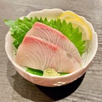 Kagoshima Kurobuta Shabushabu Mizuno - 先付けカンパチ