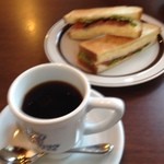 星乃珈琲店 - ピンボケサンドイッチ