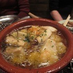 かき小屋 - 海老オリーブなんとか