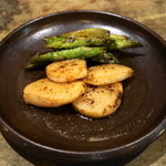 和食　七福神 - 2012.11 タイラギ貝柱バター焼き（1,000円）