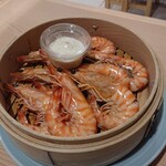 かに愛知屋 - 車エビの塩ゆで
