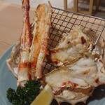 かに愛知屋 - タラバガニの焼き