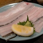 牧野 - 活穴子踊り焼き2800円、牧野に来た人は100%これを頼む