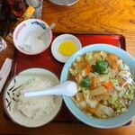 重慶 - 鶏肉ラーメンセット