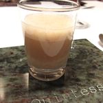 カンテサンス - 三層からなるオニオングラタンスープ