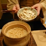 和ごころ 泉 - えっ⁉️追い松茸がどっさりとな。うへへ。