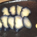 博多一番どり　居食家あらい - 茄子の一本漬けです