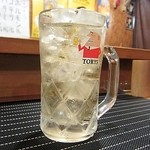 やきとり・ホルモン串　もりしん - ハイボール