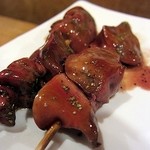 やきとり・ホルモン串　もりしん - 鶏レバー炙り串