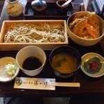 藤かけ - 穴子丼と蕎麦　十割にて（1000円＋200円）