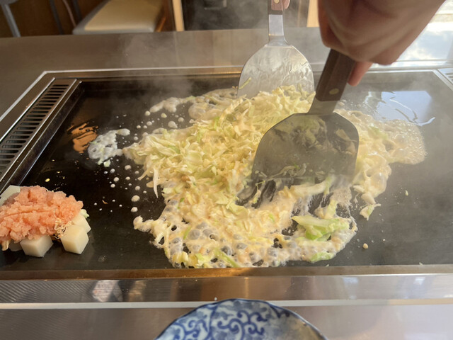 月島もんじゃ くうや 名古屋久屋大通パーク 栄町 もんじゃ焼き 食べログ