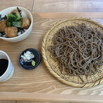 Teuchi Soba Kodachi - せいろとつくねご飯の大将おすすめランチセット