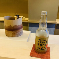 日本料理 研野 - 青森さんリンゴジュース