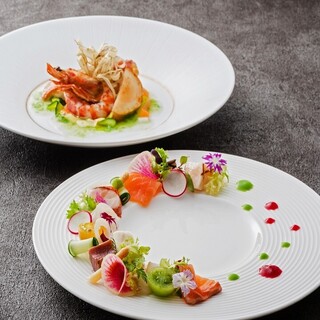 Enjoy authentic French cuisine using Okinawan ingredients and seasonal ingredients♪